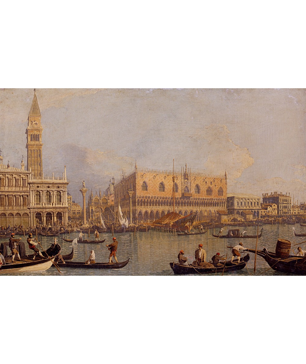 Reprodukcja obrazu Widok na Pałac Książęcy w Wenecji